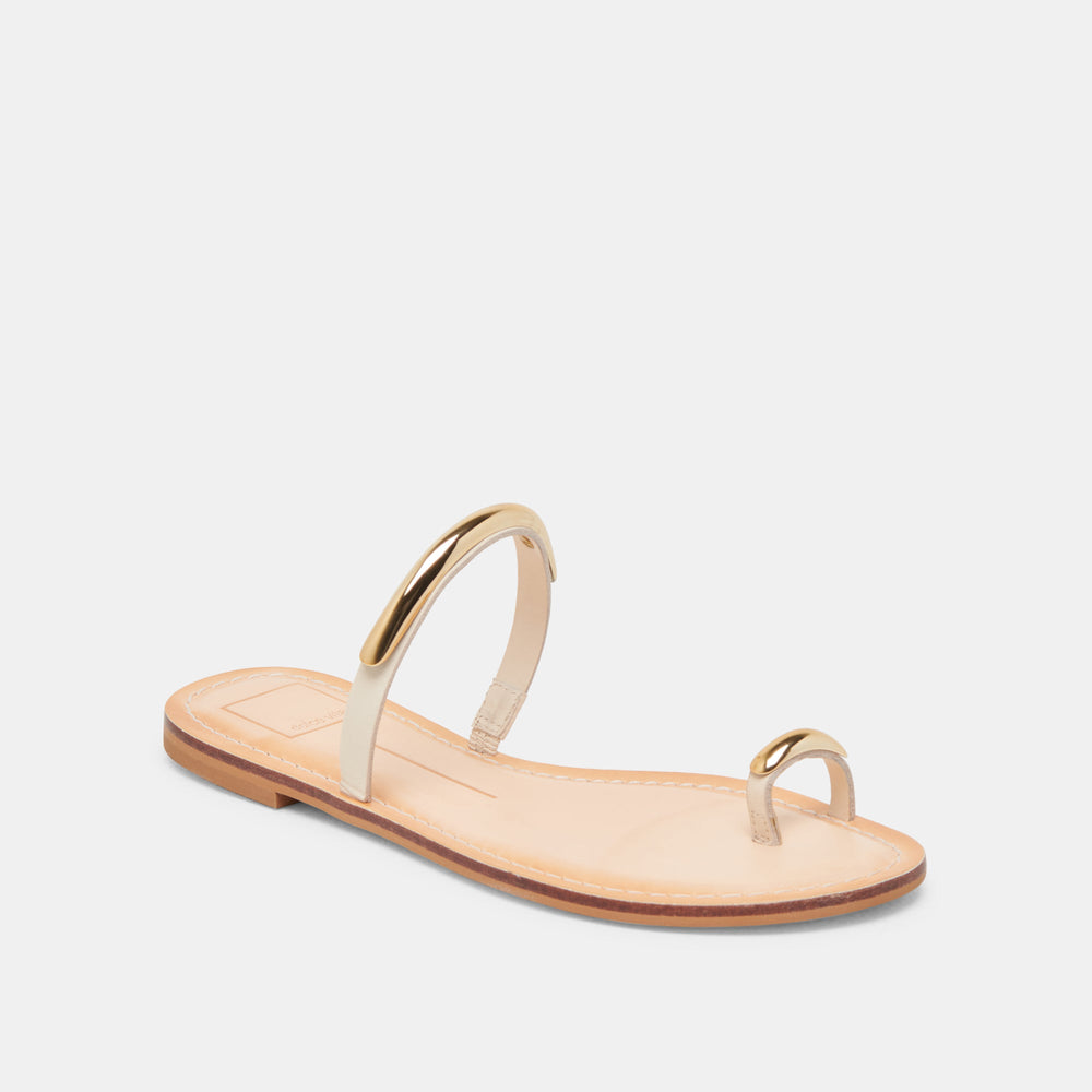 WINK SANDALS BONE LEATHER | Dolce Vita Women