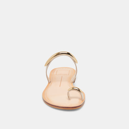 WINK SANDALS BONE LEATHER - Dolce Vita