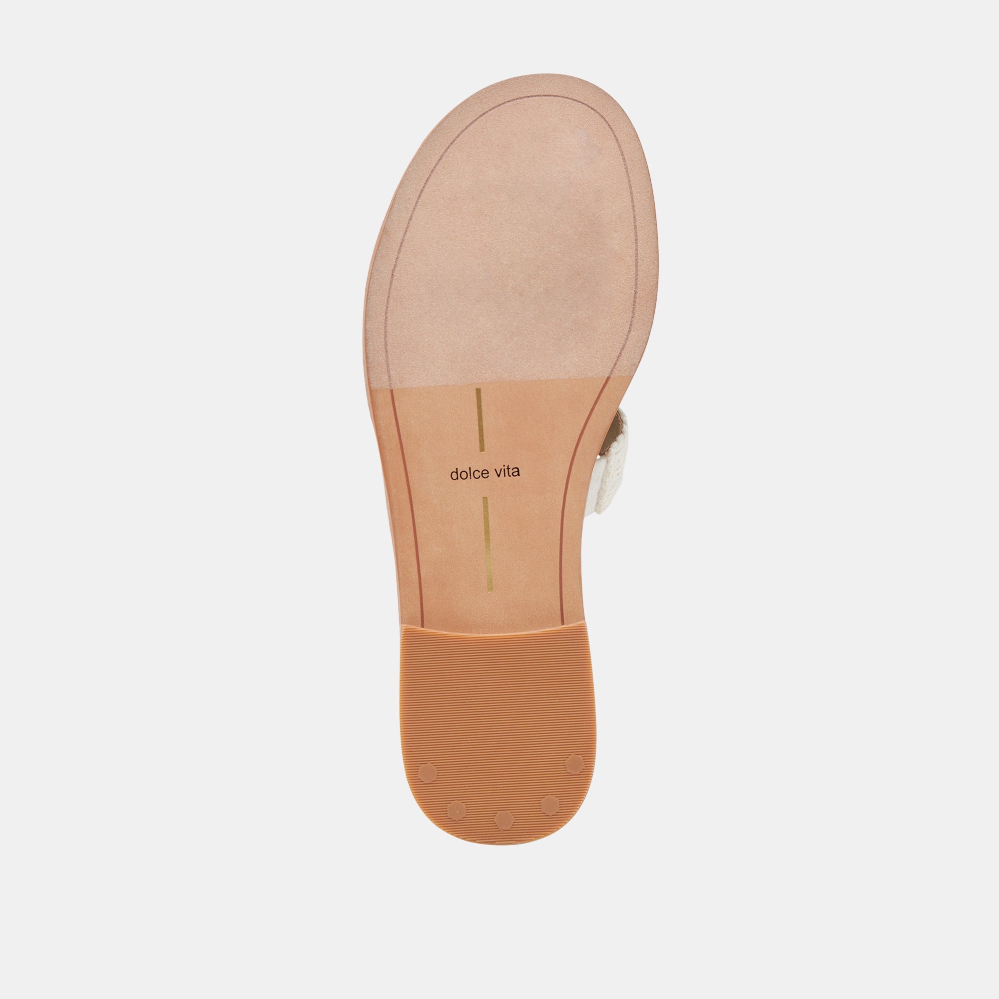 EMON WIDE SANDALS WHITE RAFFIA | Women Dolce Vita