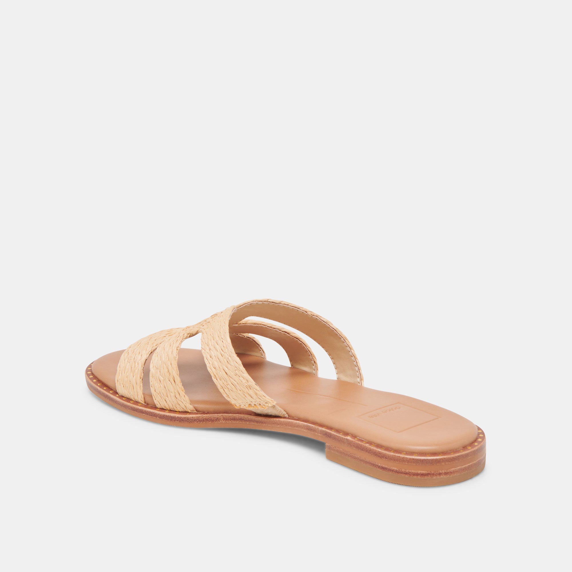 EMON WIDE SANDALS LT NATURAL RAFFIA | Dolce Vita Women