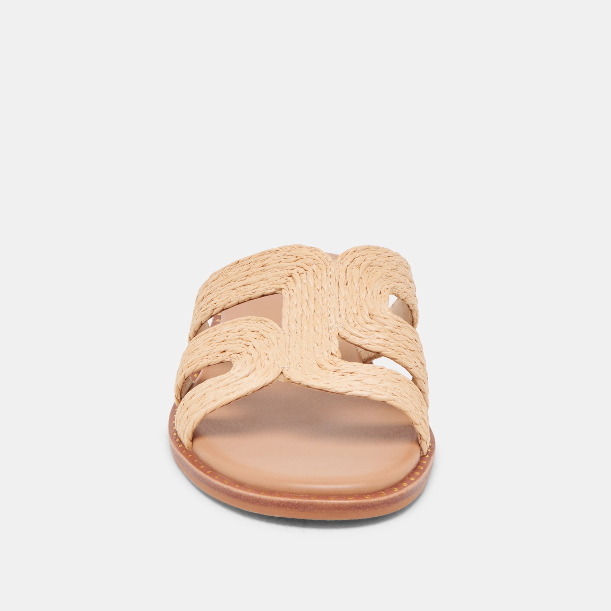 EMON WIDE SANDALS LT NATURAL RAFFIA | Dolce Vita Women