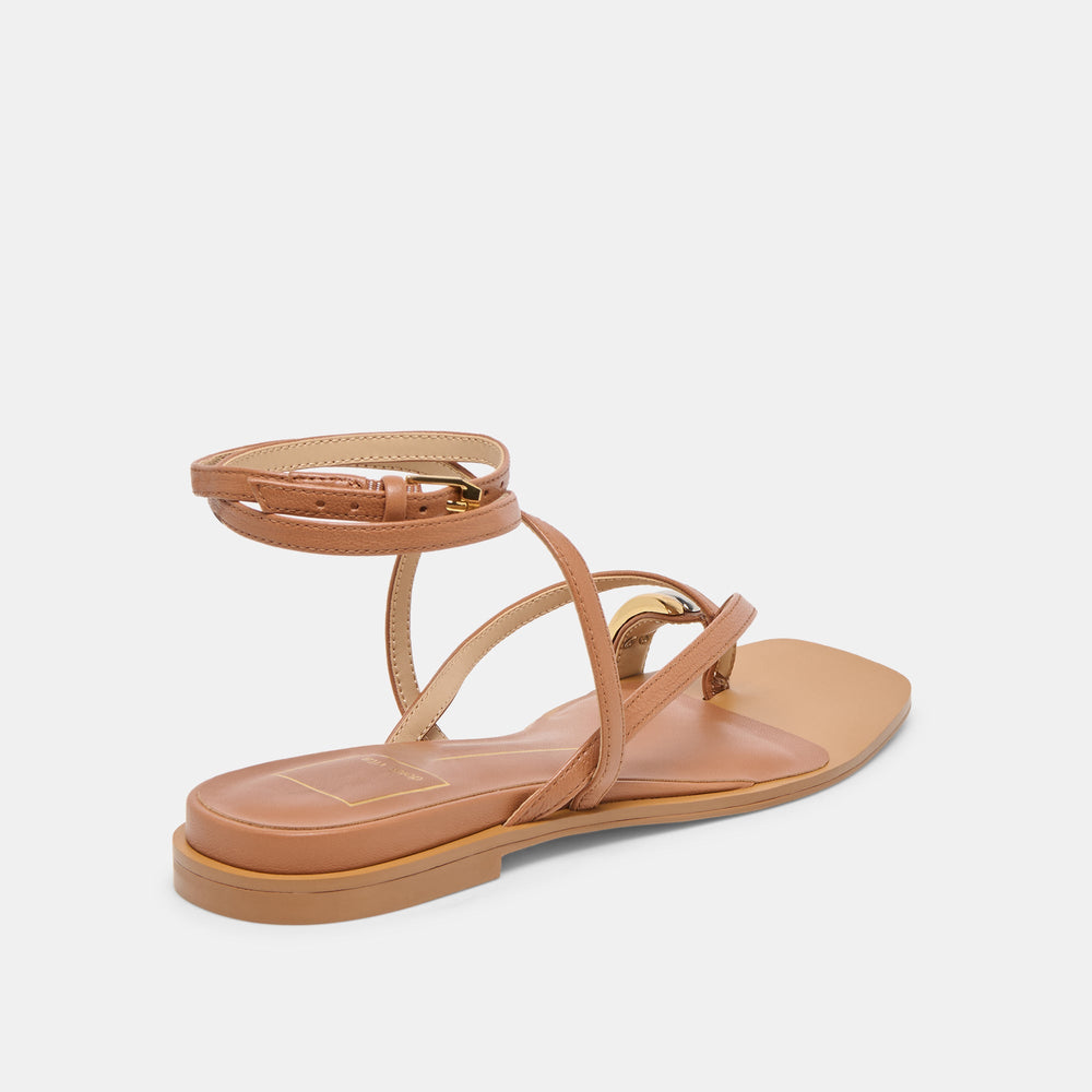 Tyrice Espresso Leather Sandals | Women Dolce Vita