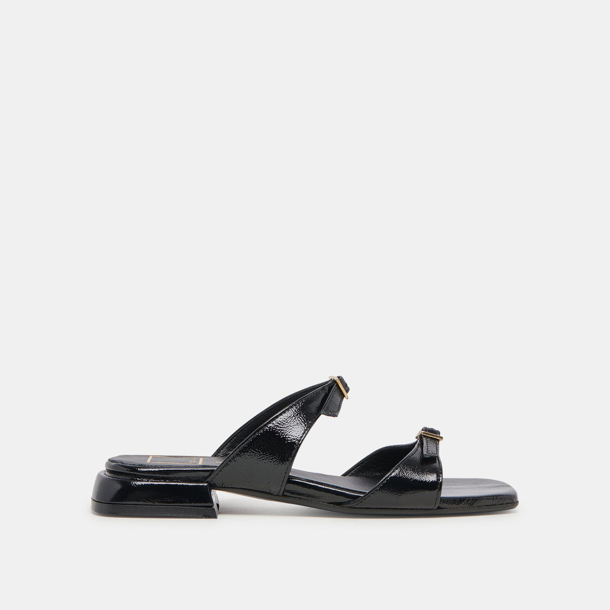 LAVERN SANDALS MIDNIGHT CRINKLE PATENT | Dolce Vita Women