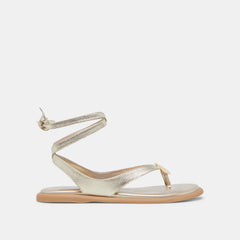 JUDY SANDALS LIGHT GOLD LEATHER | Women Dolce Vita