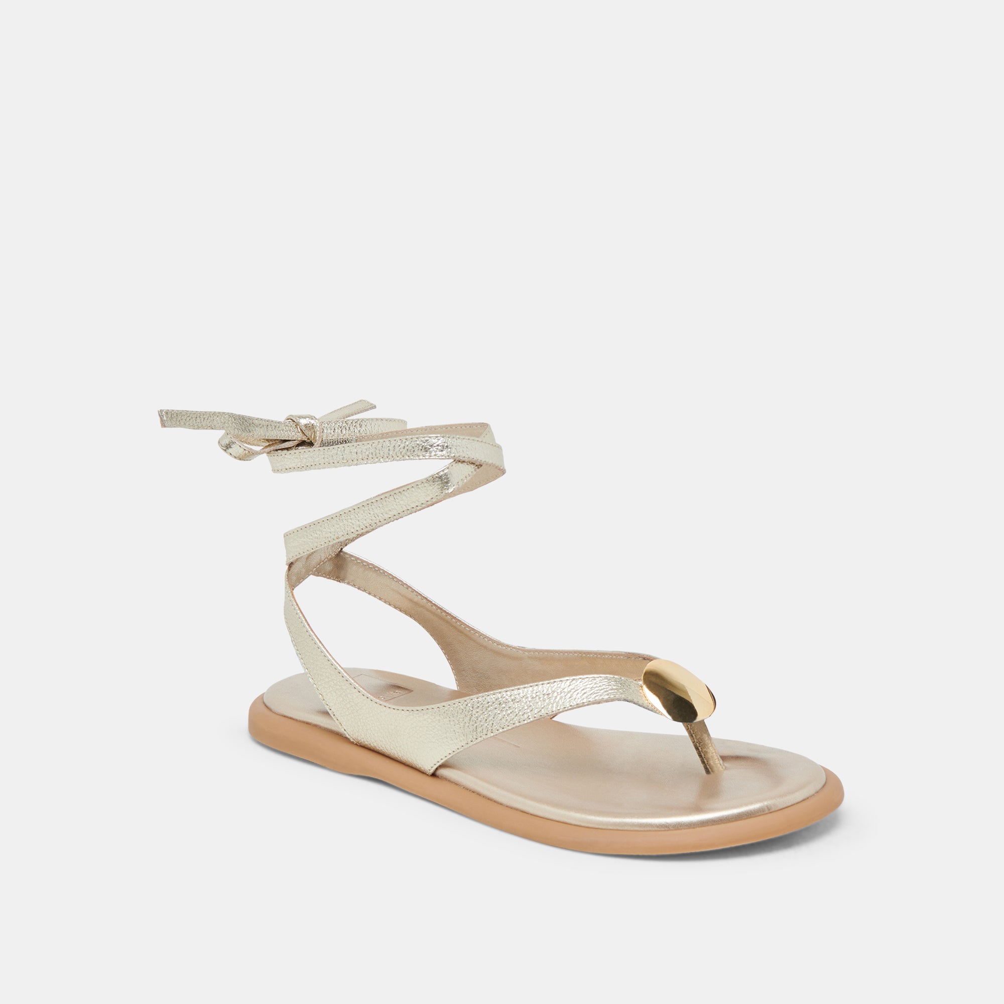 JUDY SANDALS LIGHT GOLD LEATHER | Women Dolce Vita