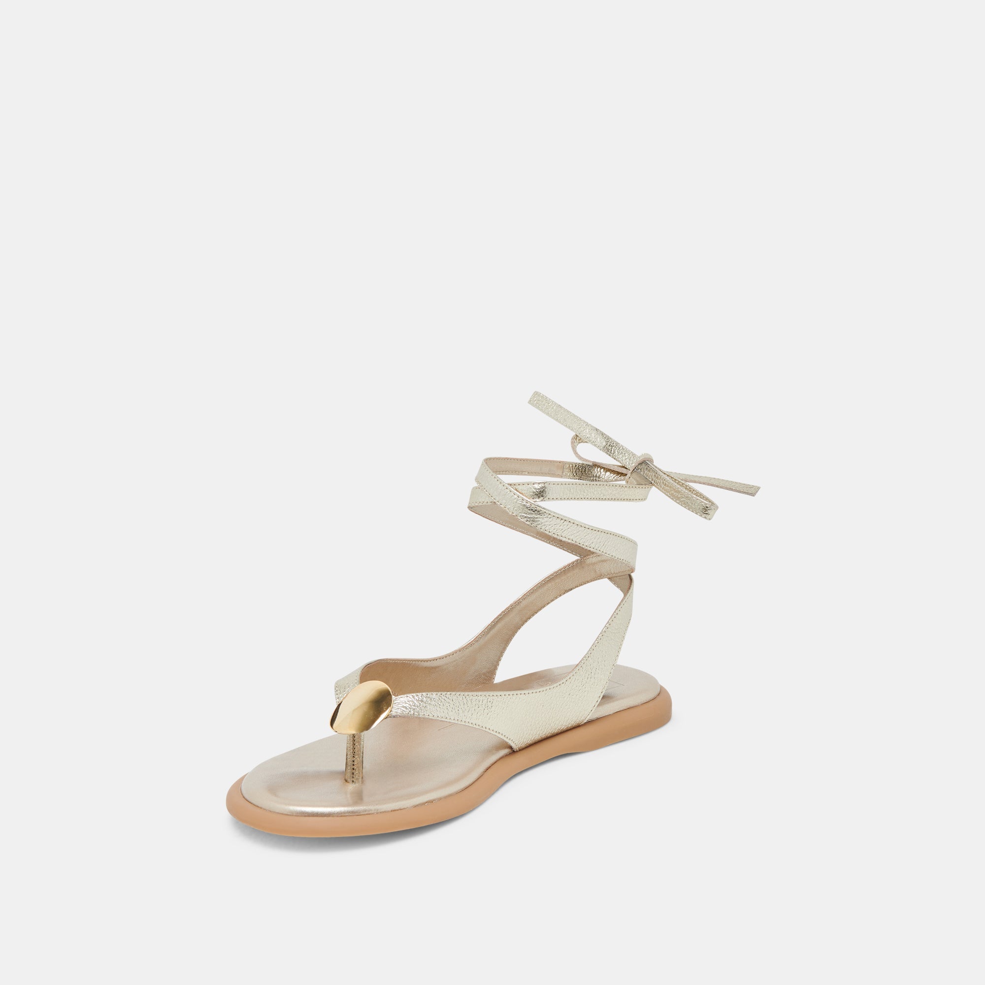 JUDY SANDALS LIGHT GOLD LEATHER | Women Dolce Vita