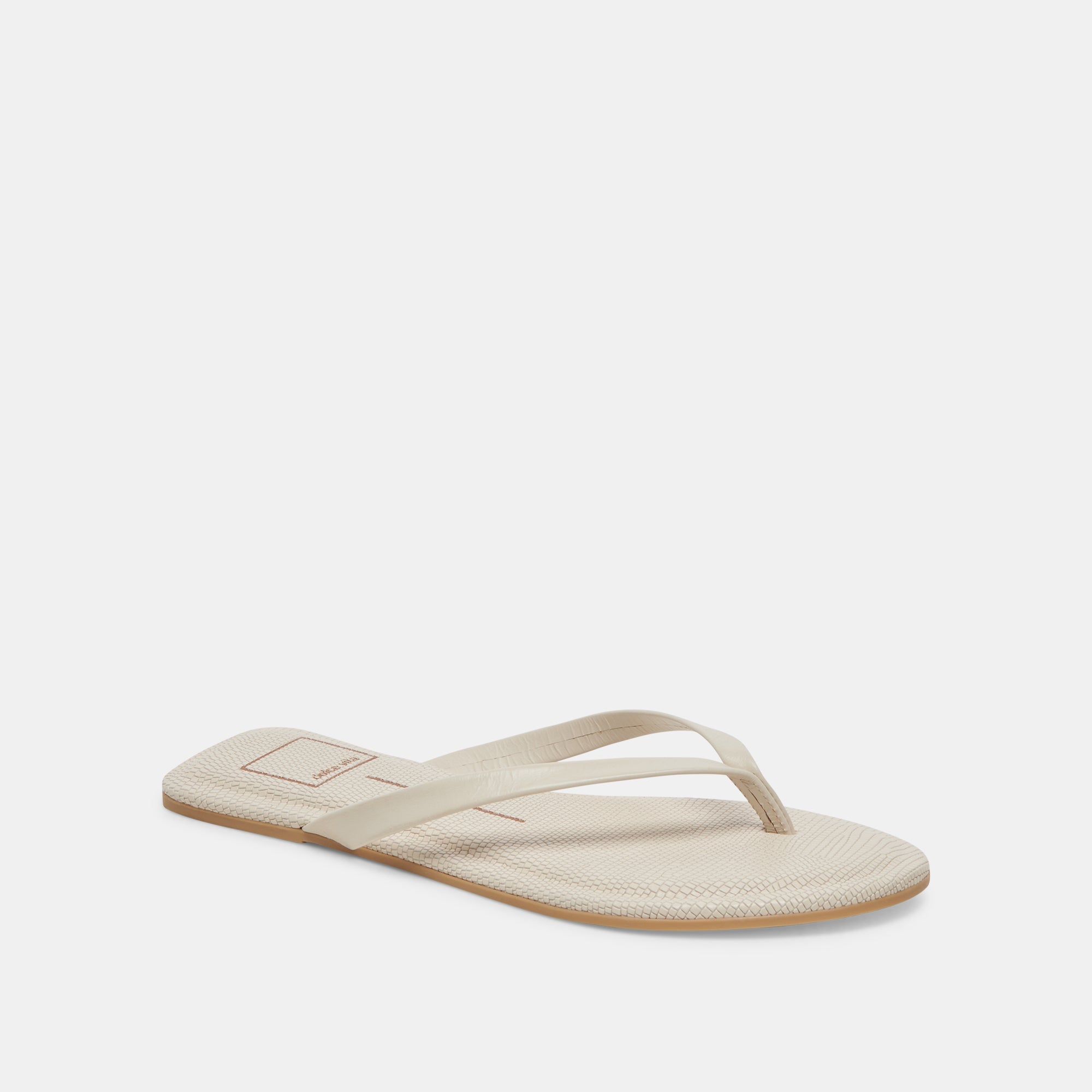 LAYNEY SANDALS IVORY LEATHER | Women Dolce Vita