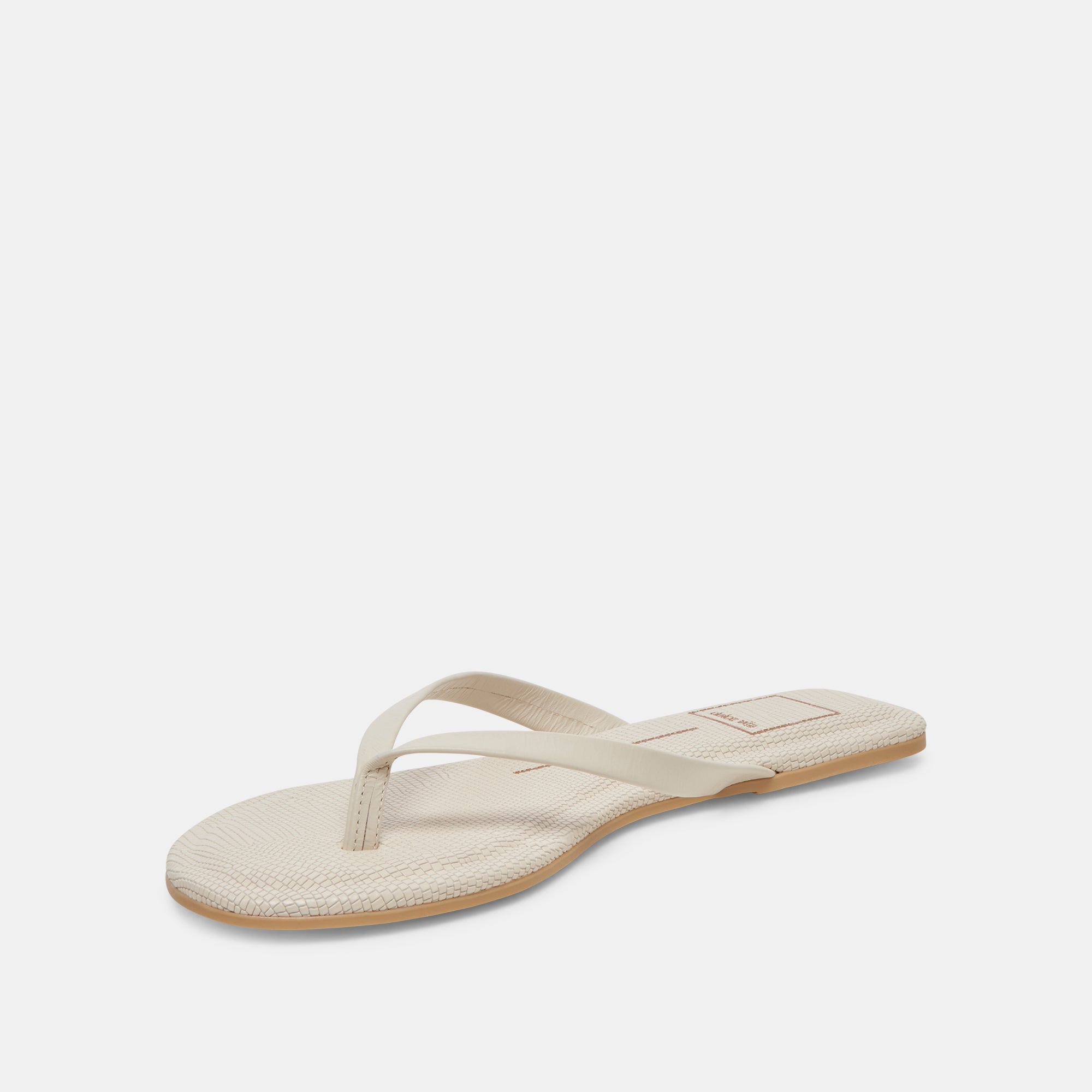 LAYNEY SANDALS IVORY LEATHER | Women Dolce Vita