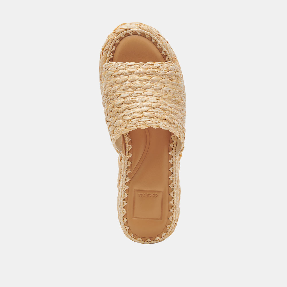 Chavi Sandals in Lt. Natural Raffia - Dolce Vita Shoes | Dolce Vita Women