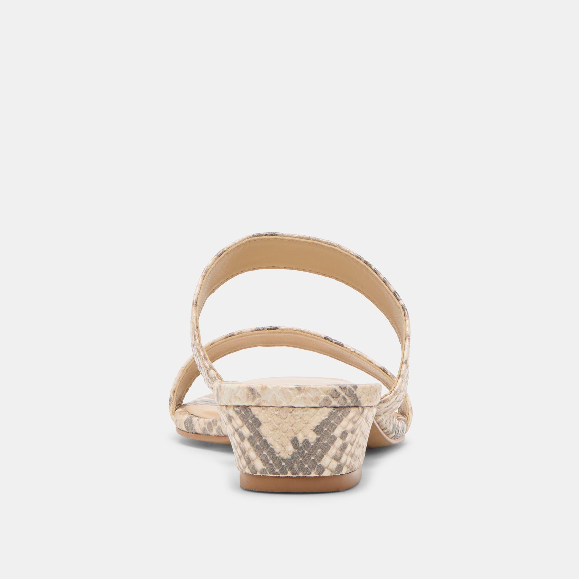 Kamile Natural Snake Embossed Leather Sandals | Dolce Vita Women