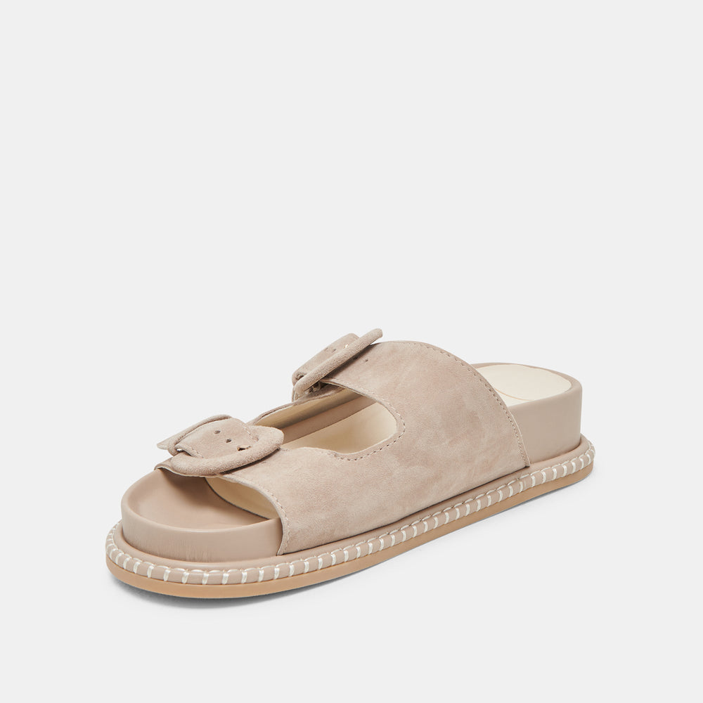 SHAUNY SANDALS DK TAUPE SUEDE | Women Dolce Vita