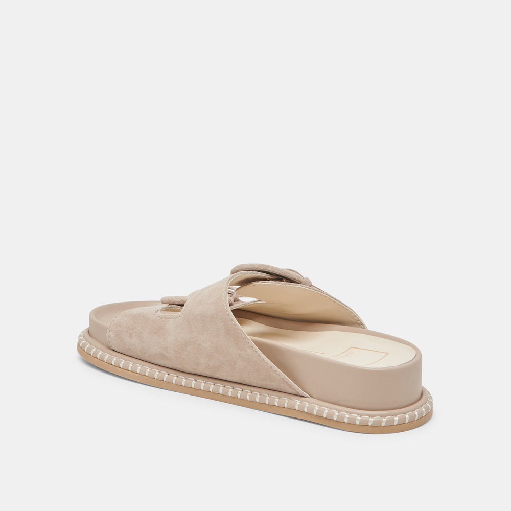 SHAUNY SANDALS DK TAUPE SUEDE | Women Dolce Vita
