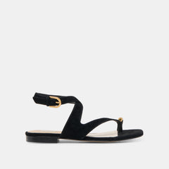 EARLA SANDALS ONYX SUEDE | Women Dolce Vita