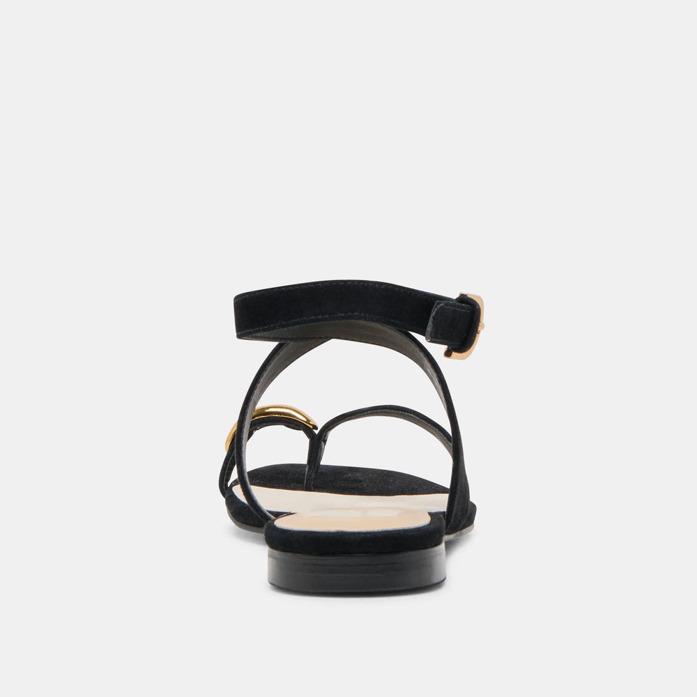 EARLA SANDALS ONYX SUEDE | Women Dolce Vita