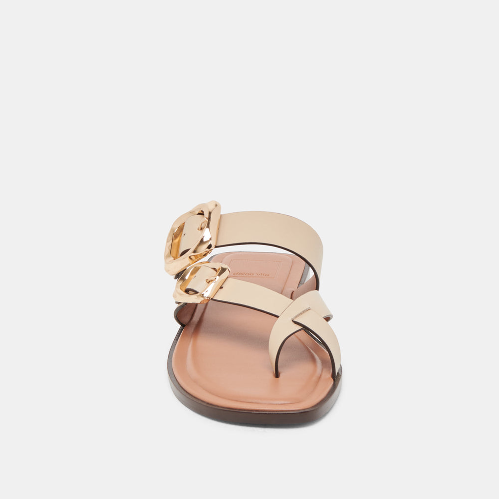 Shore Ivory Leather Sandals | Dolce Vita Women