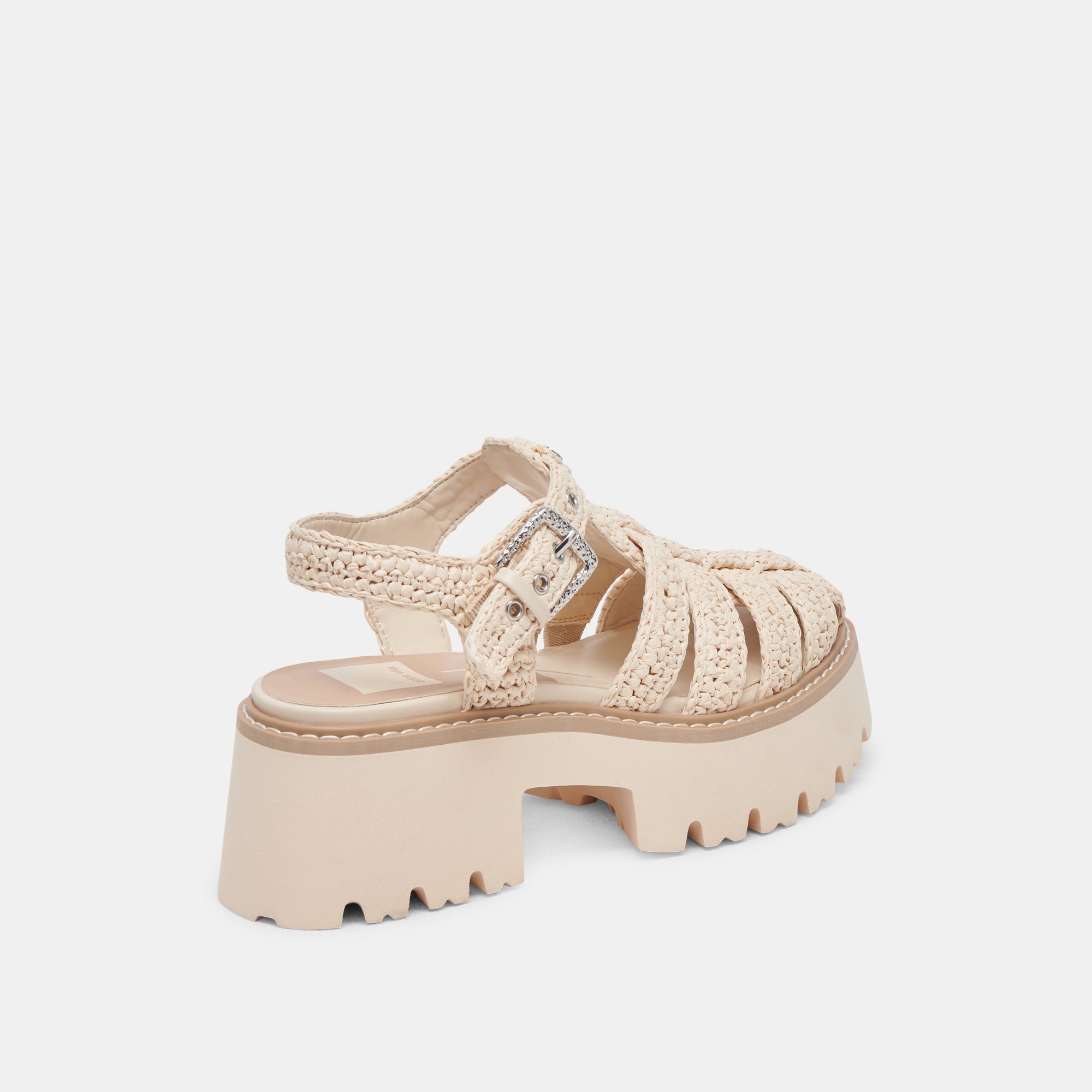 LASLY SANDALS OATMEAL KNIT | Women Dolce Vita