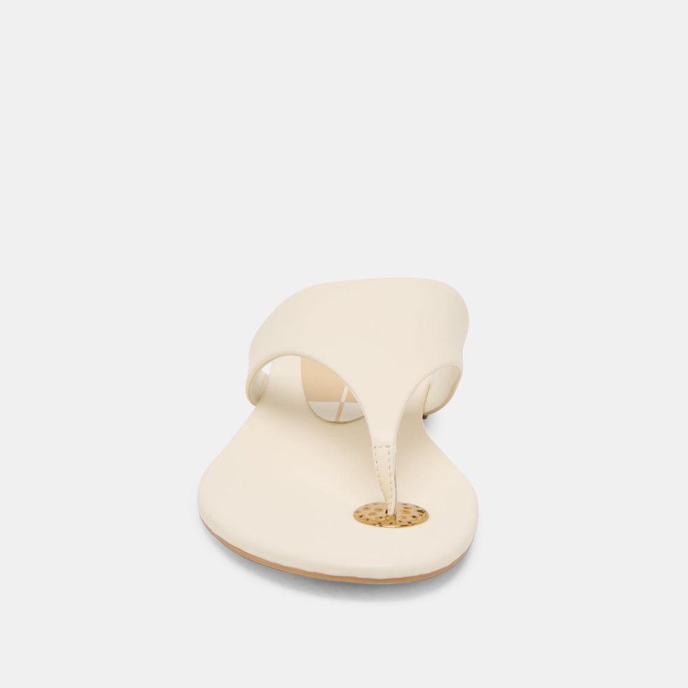 KITTLE SANDALS OFF WHITE LEATHER | Dolce Vita Women