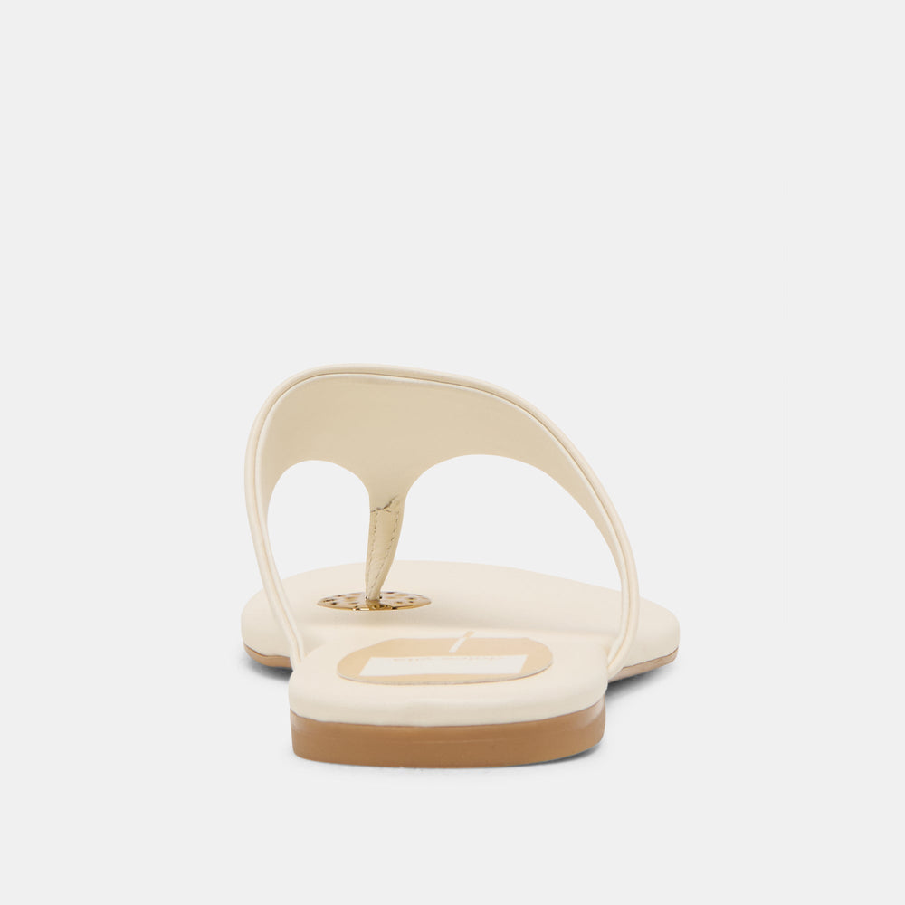 KITTLE SANDALS OFF WHITE LEATHER | Dolce Vita Women