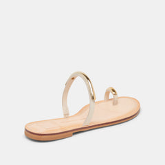 WINK WIDE SANDALS BONE LEATHER | Dolce Vita Women
