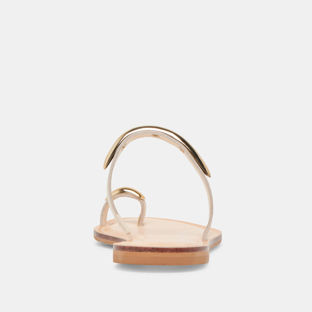 WINK WIDE SANDALS BONE LEATHER | Dolce Vita Women