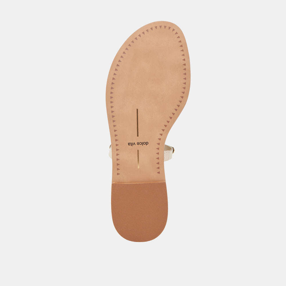 WINK WIDE SANDALS BONE LEATHER | Dolce Vita Women