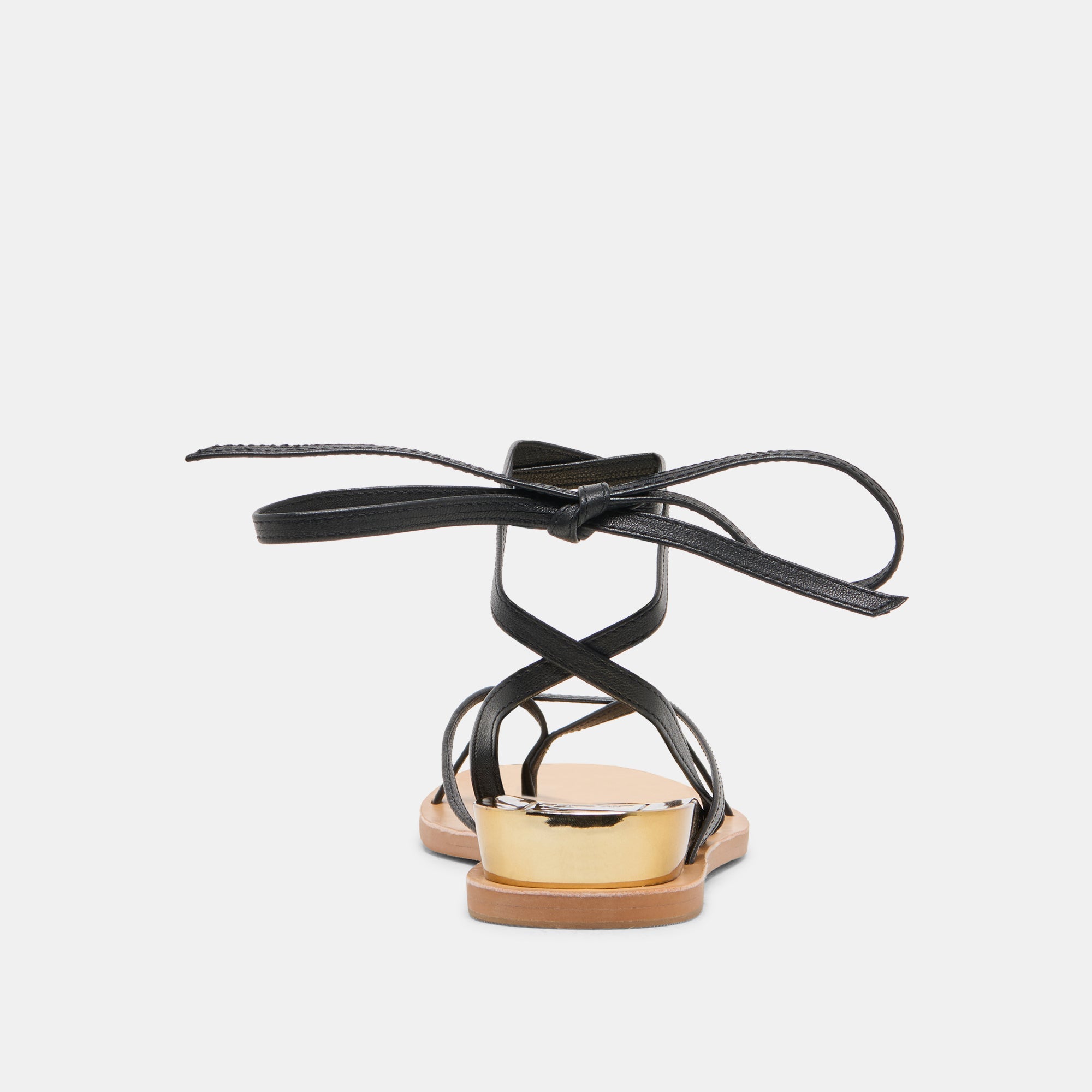 RUDIE SANDALS BLACK LEATHER | Women Dolce Vita