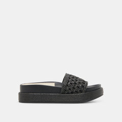 SIDONA SANDALS ONYX RAFFIA | Dolce Vita Women