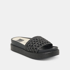 SIDONA SANDALS ONYX RAFFIA | Dolce Vita Women