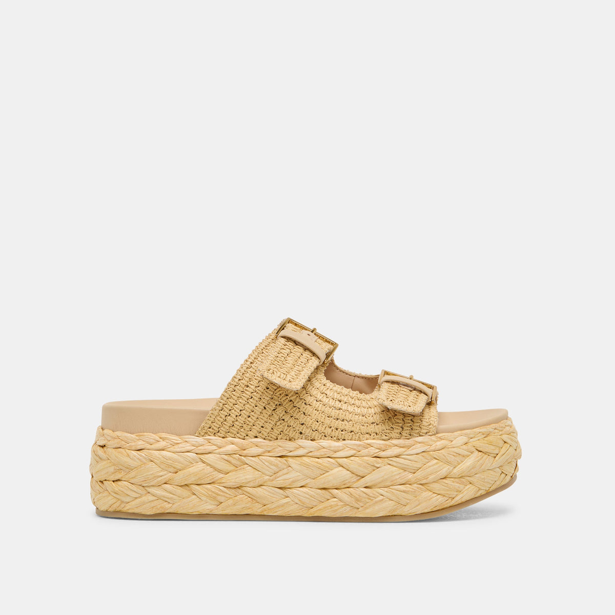 Falyn Lt Natural Woven Raffia Sandals | Women Dolce Vita