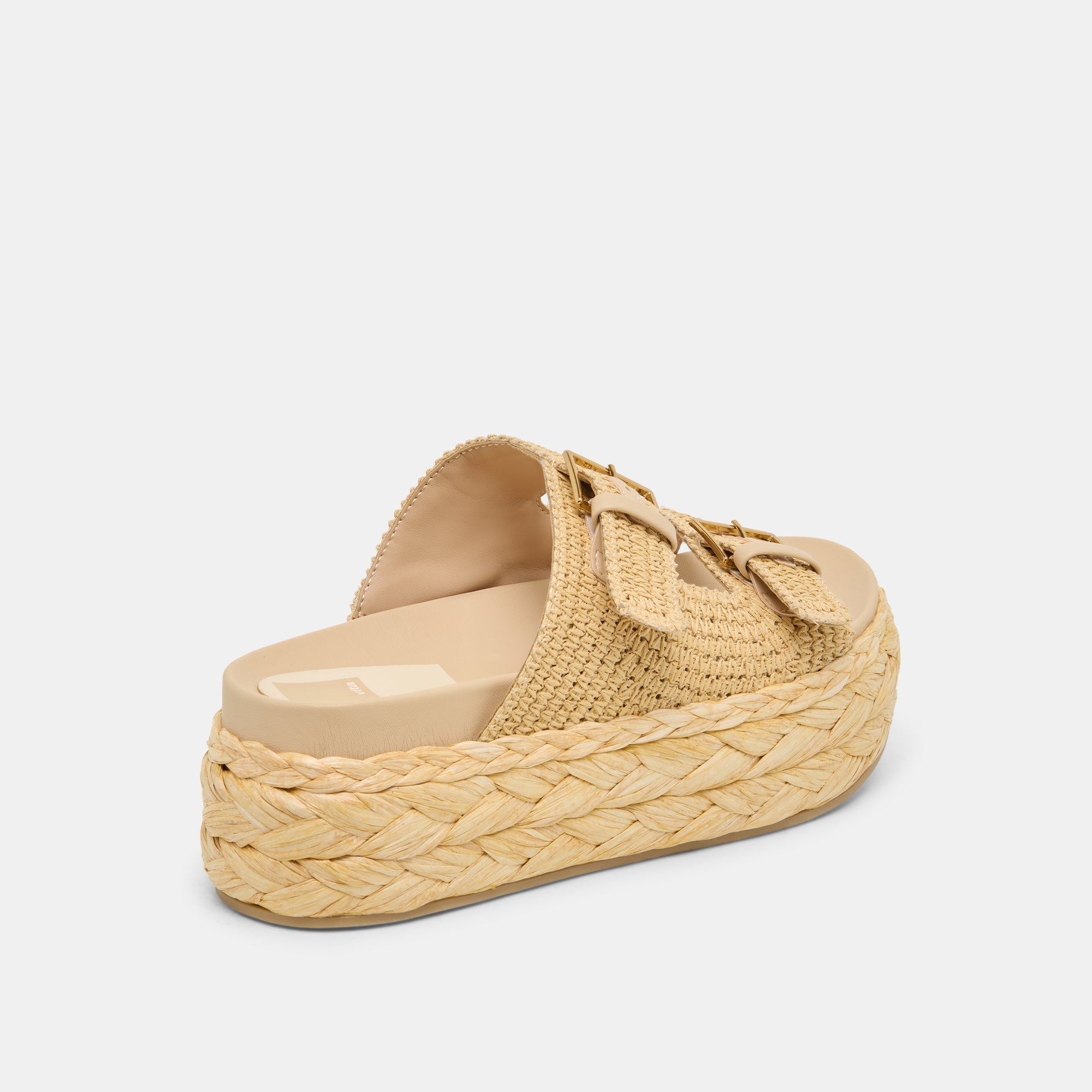 Falyn Lt Natural Woven Raffia Sandals | Women Dolce Vita