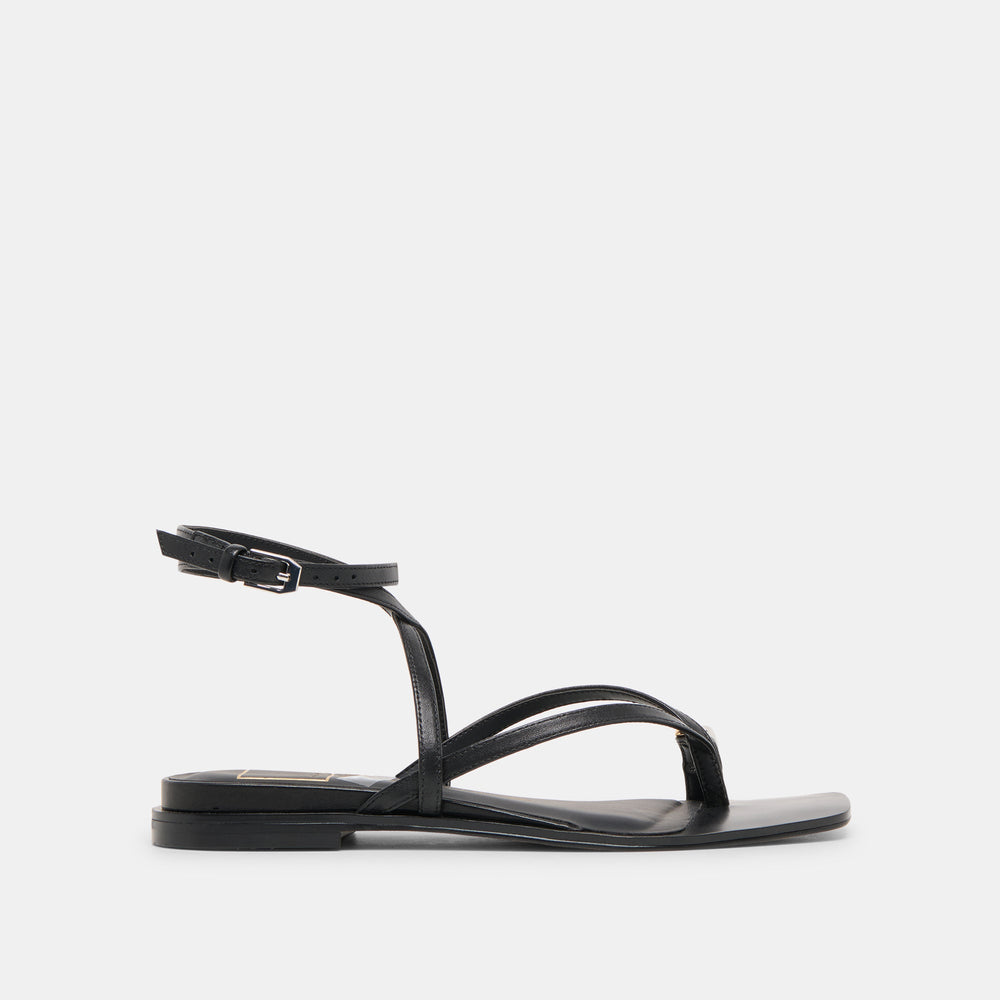 Tyrice Black Leather Sandals | Dolce Vita Women