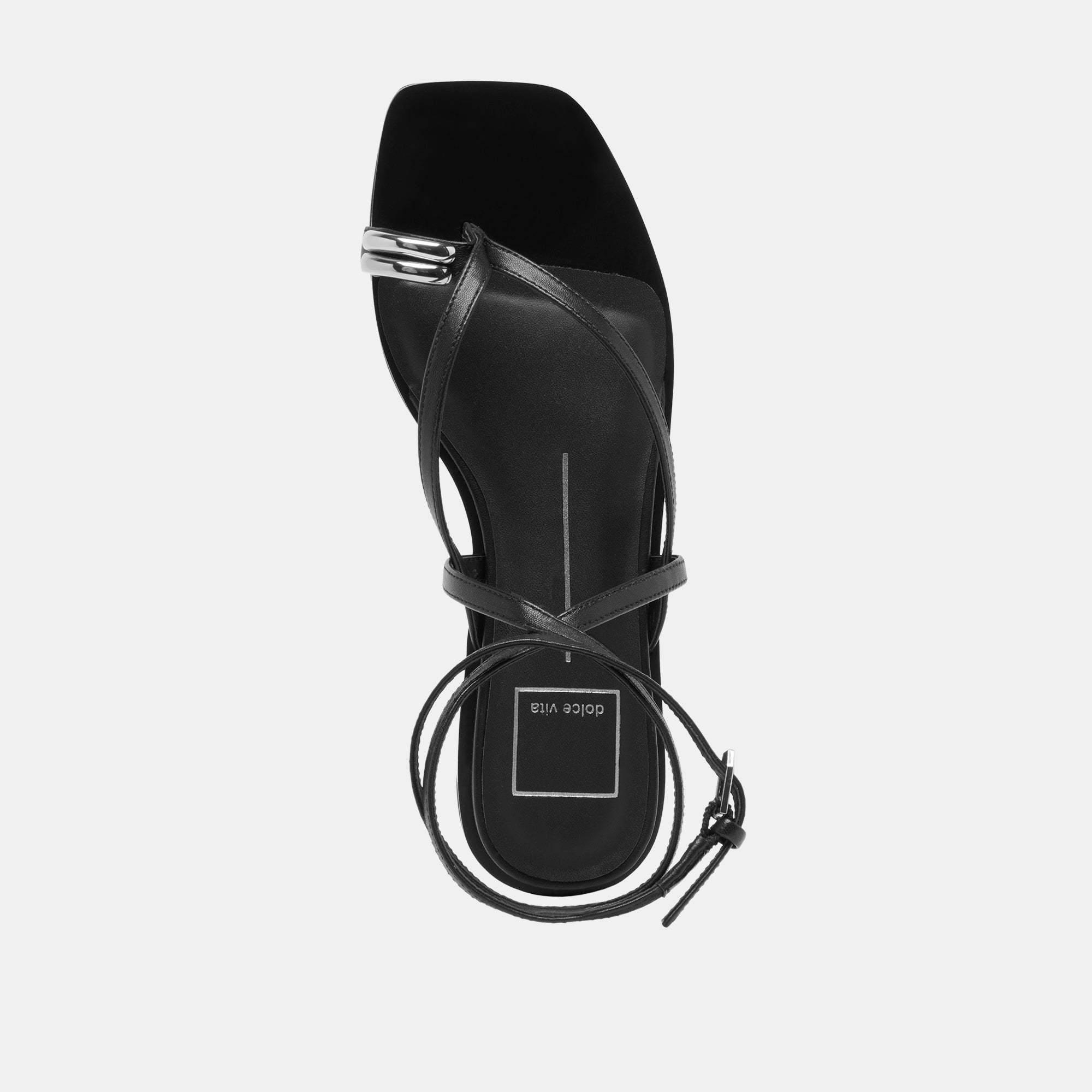 Tyrice Black Leather Sandals | Dolce Vita Women