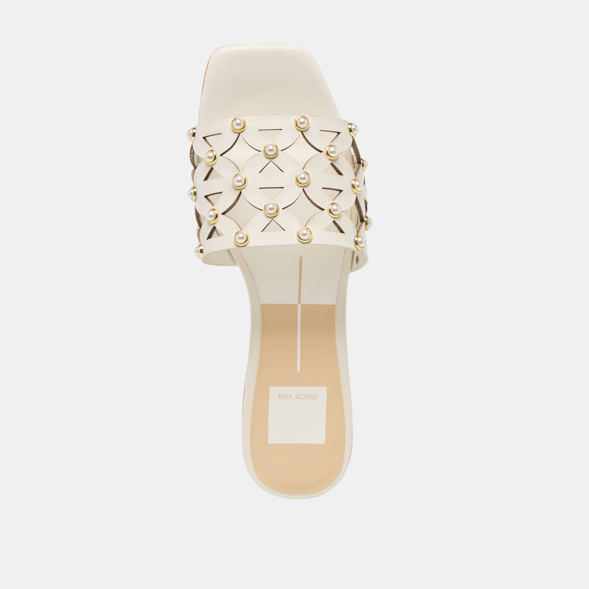 Berrit White Leather Sandals | Women Dolce Vita
