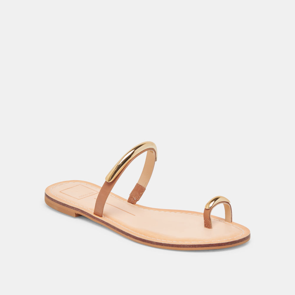 WINK WIDE SANDALS SADDLE LEATHER | Dolce Vita Women