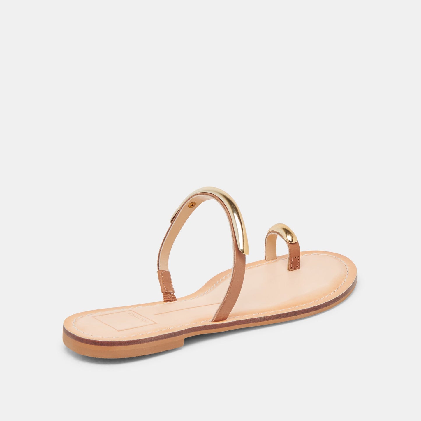 WINK WIDE SANDALS SADDLE LEATHER - Dolce Vita