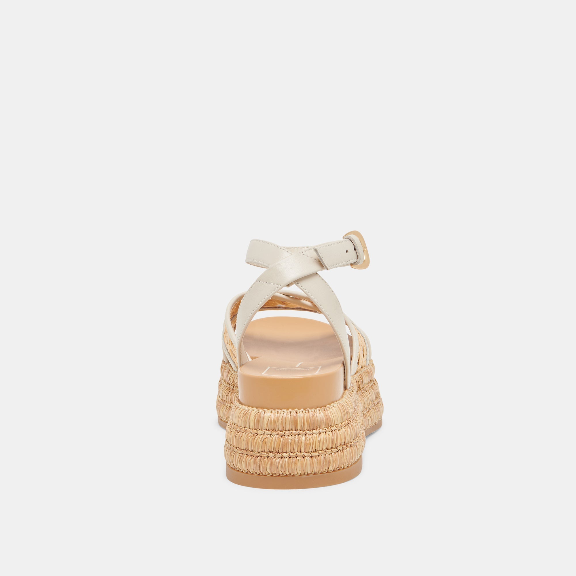 WRILEY SANDALS CREME WOVEN RAFFIA | Women Dolce Vita