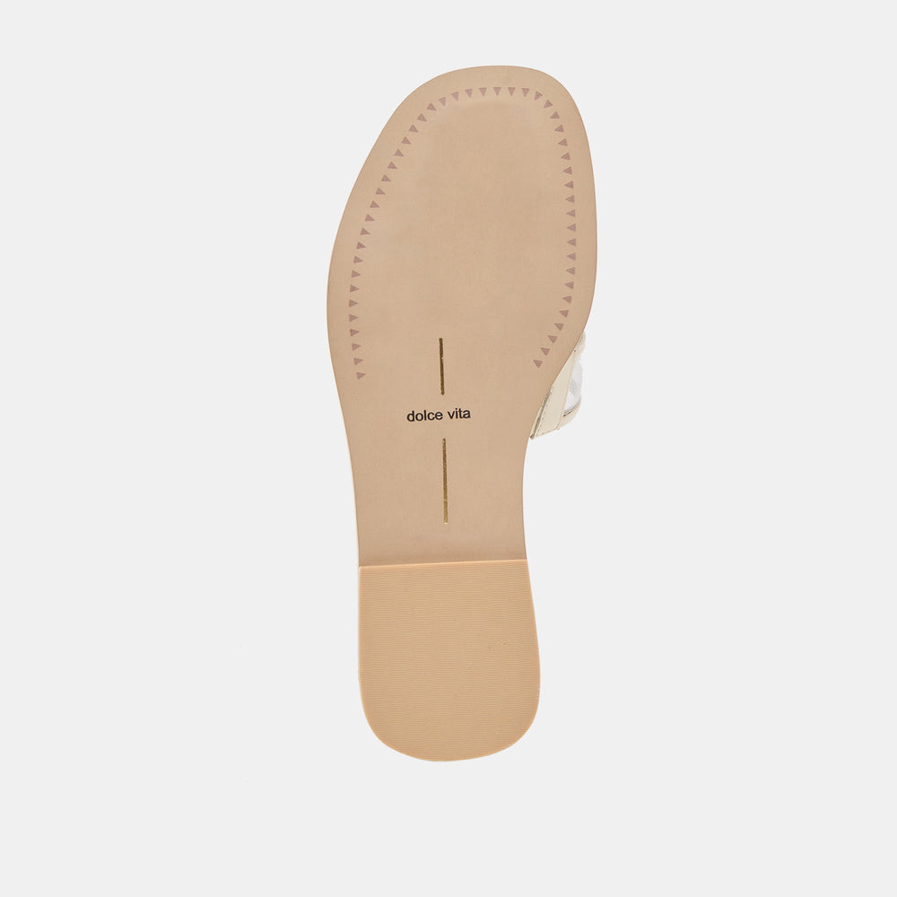 Flori Off White Mesh Sandals | Dolce Vita Women