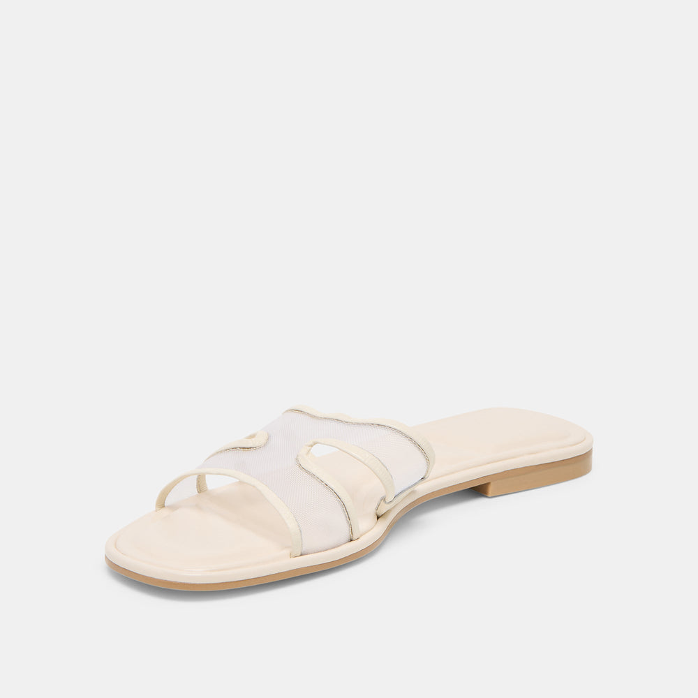 Flori Off White Mesh Sandals | Dolce Vita Women