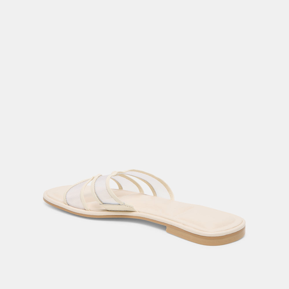 Flori Off White Mesh Sandals | Dolce Vita Women