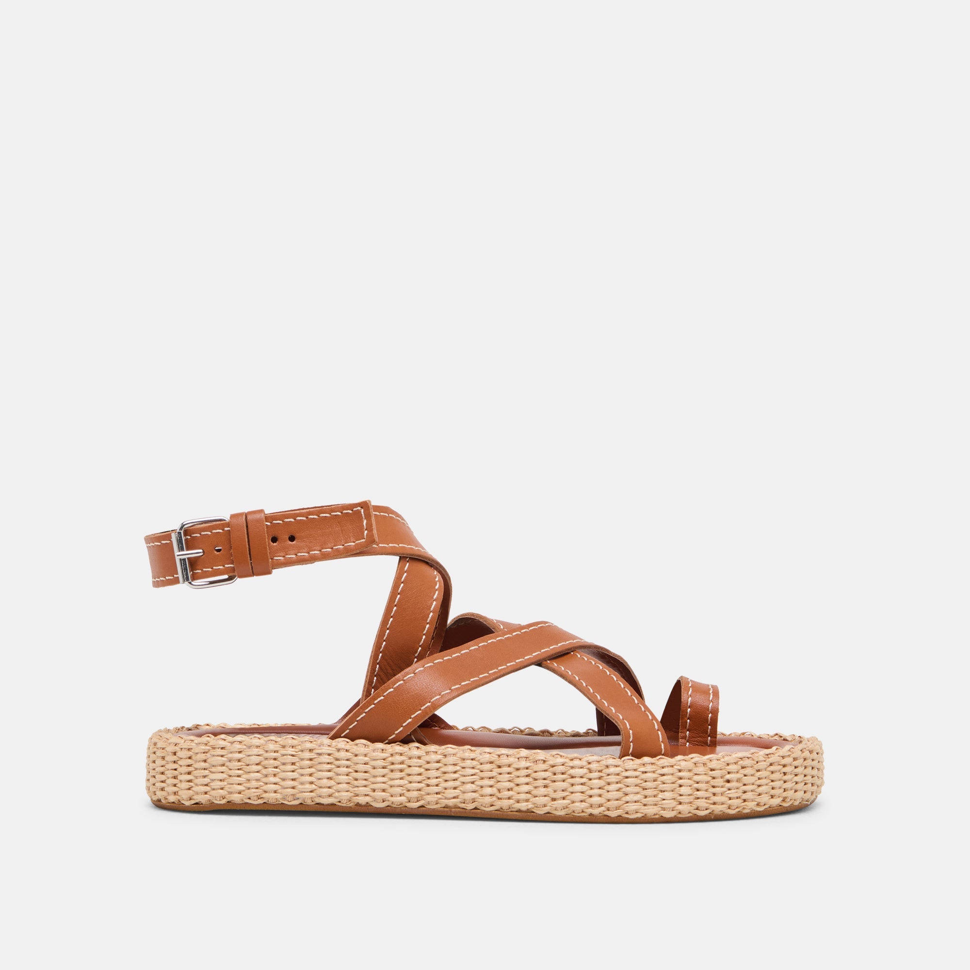 ROXIE SANDALS BROWN LEATHER | Women Dolce Vita