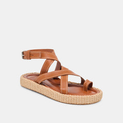ROXIE SANDALS BROWN LEATHER | Women Dolce Vita