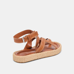 ROXIE SANDALS BROWN LEATHER | Women Dolce Vita