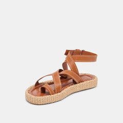 ROXIE SANDALS BROWN LEATHER | Women Dolce Vita