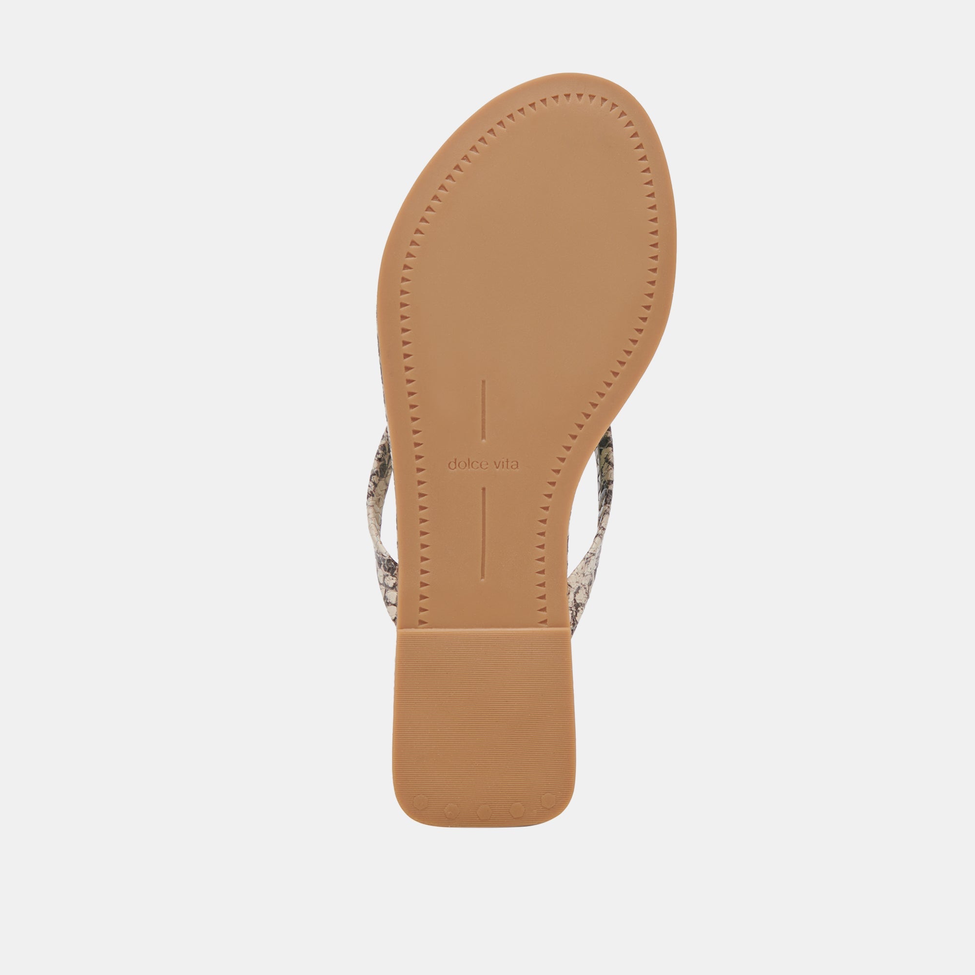 LAYNEY SANDALS BLACK WHITE EMBOSSED SNAKE | Women Dolce Vita