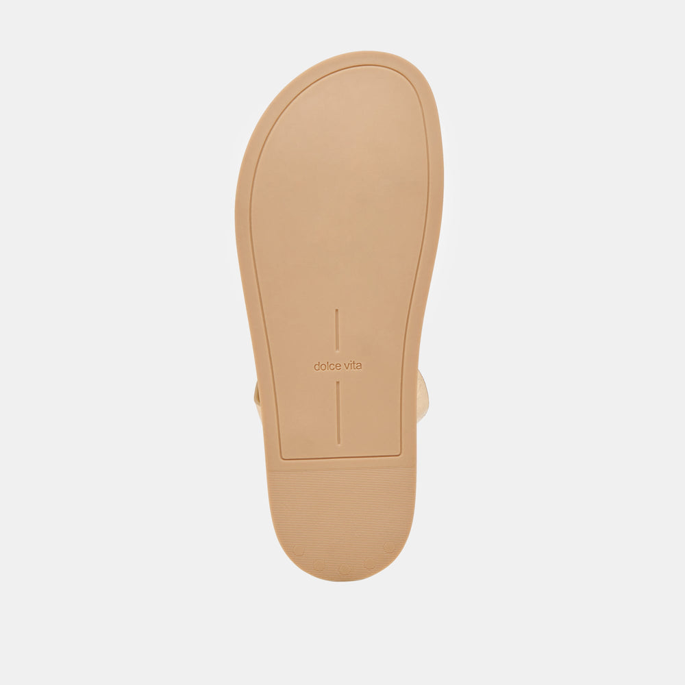 DARLIS SANDALS GOLD DISTRESSED LEATHER | Women Dolce Vita