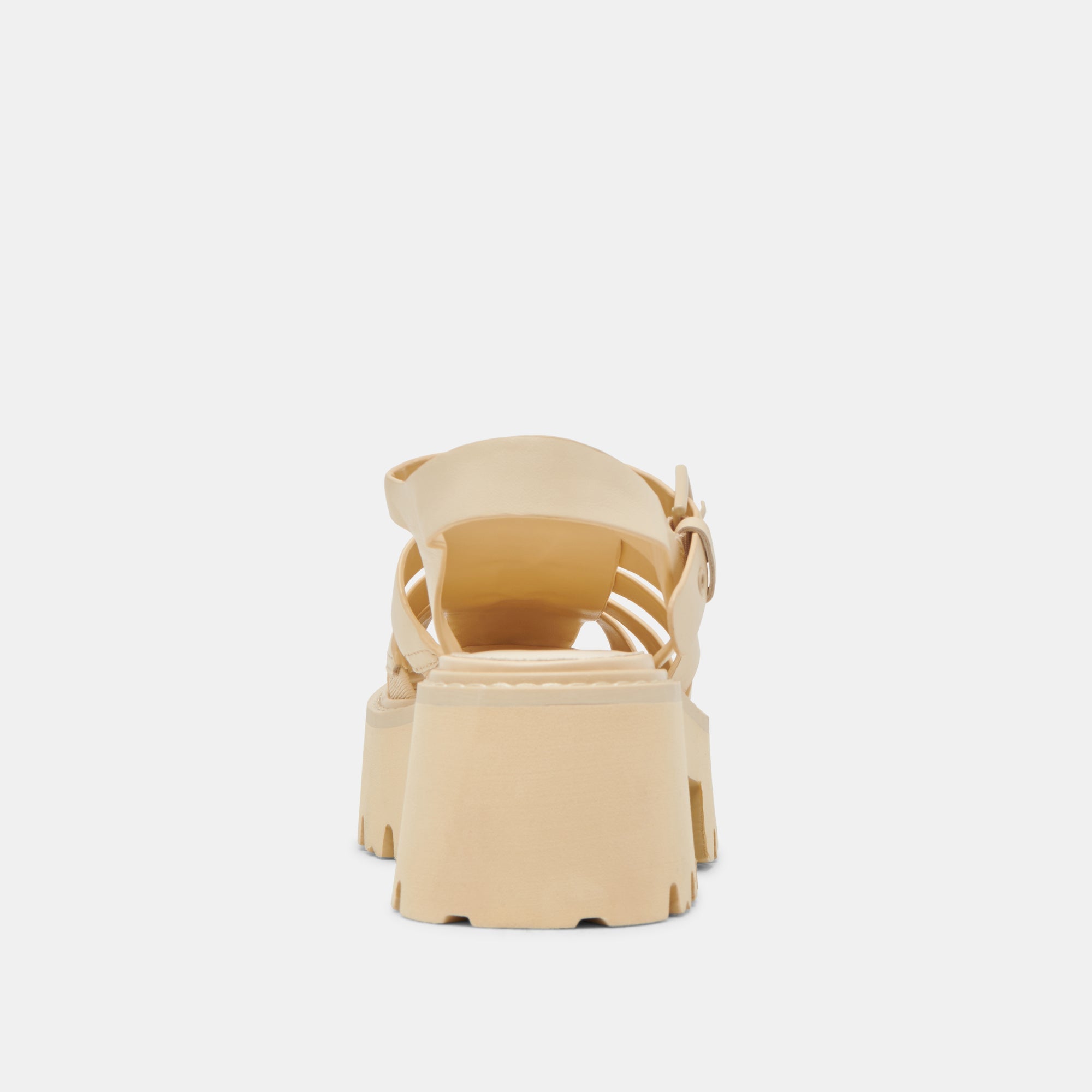 LASLY TONAL SANDALS LIGHT YELLOW LEATHER | Women Dolce Vita