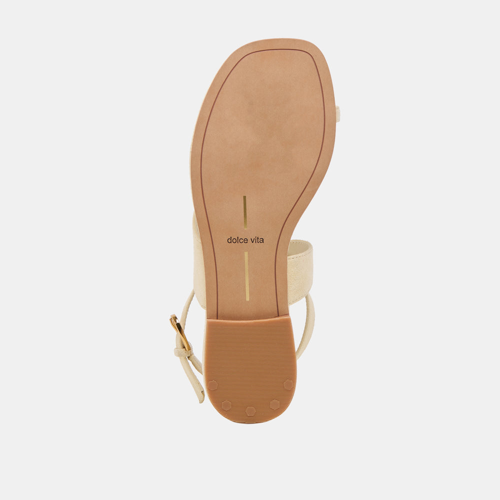 EARLA SANDALS NATURAL SUEDE | Dolce Vita Women