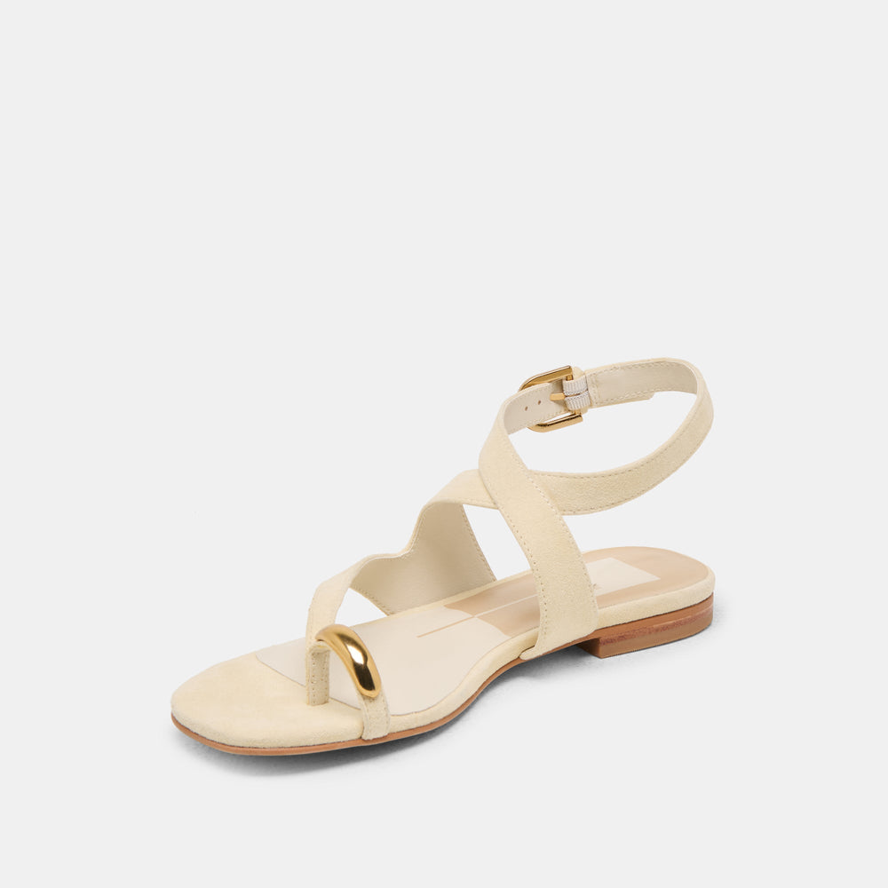EARLA SANDALS NATURAL SUEDE | Dolce Vita Women