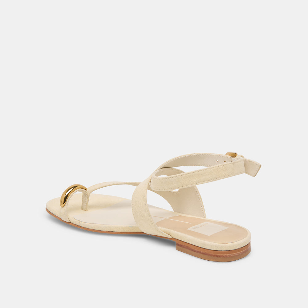 EARLA SANDALS NATURAL SUEDE | Dolce Vita Women