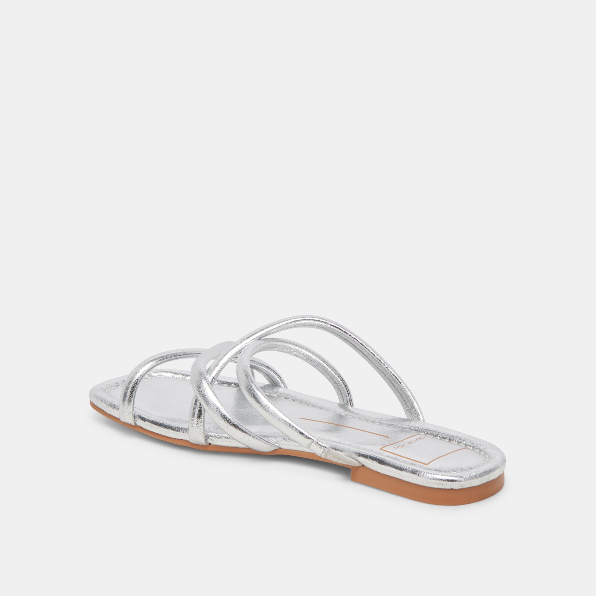 LANZA SANDALS SILVER METALLIC STELLA | Women Dolce Vita